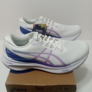 Asics "Gel-Kayano 30" White/Cyber Grape. Womens 11